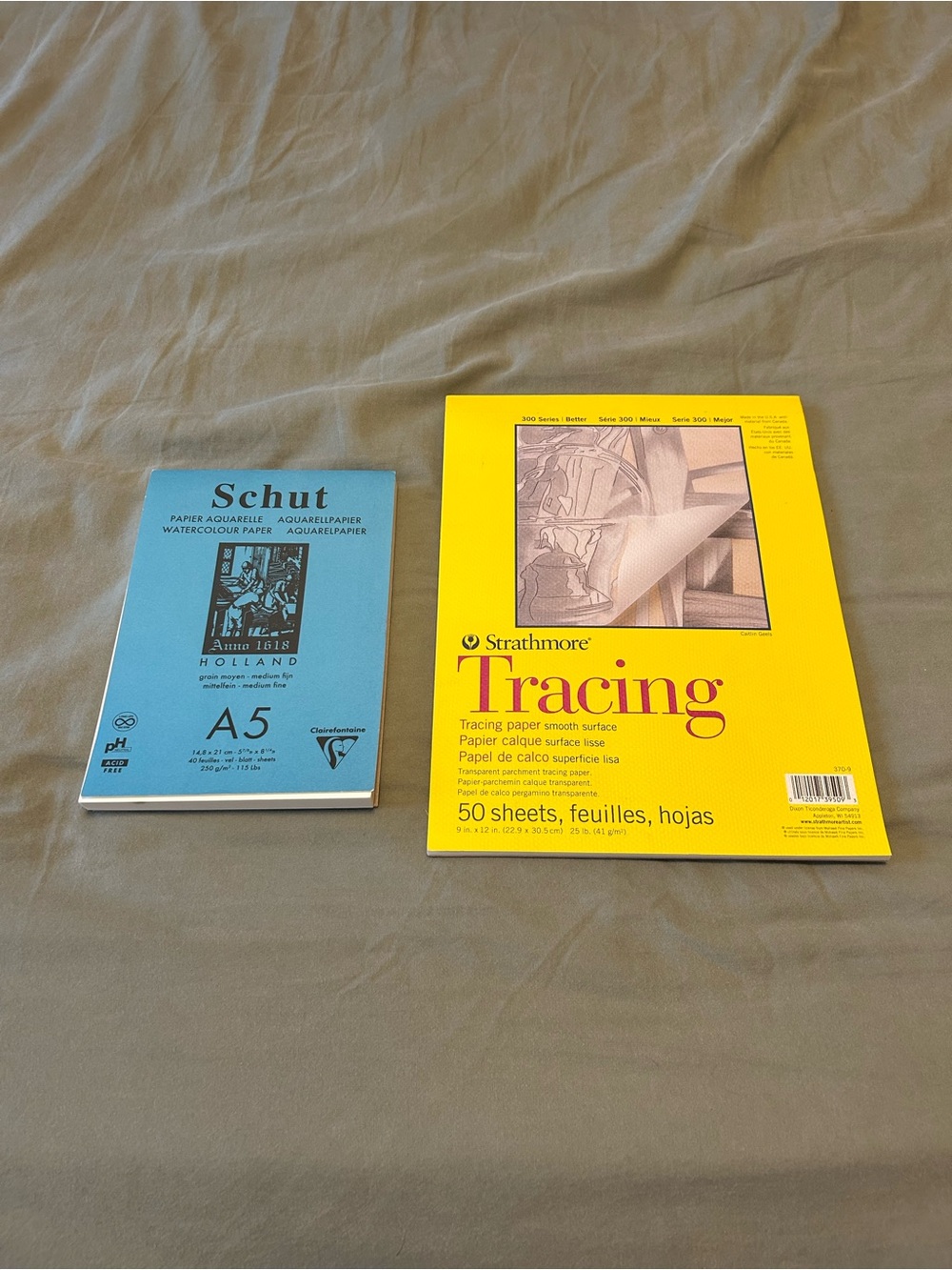 Strathmore Tracing paper + Schut Watercolour paper Bundle (Partially used)